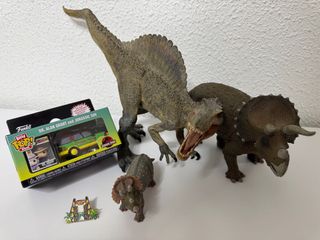 5pcs EXCLUSIVAS JURASSIC PARK 3 FIG.PAPO PIN 1992