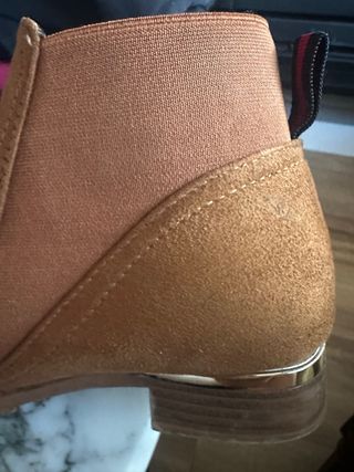 Botines piel marrón talla 36