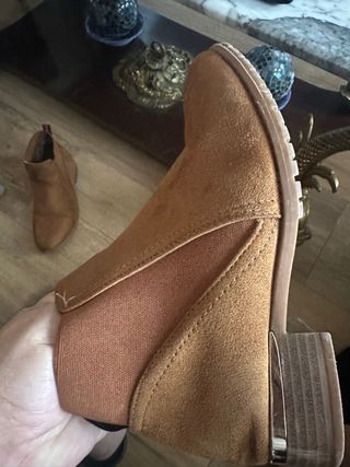 Botines piel marrón talla 36