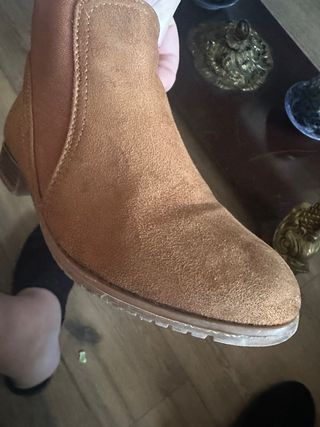 Botines piel marrón talla 36