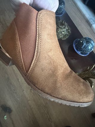 Botines piel marrón talla 36