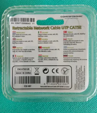 Cavo di rete LAN retrattile