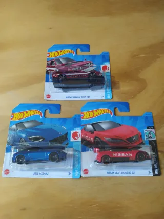 Hot Wheels Nissan: 2023 Z, Maxima, Leaf