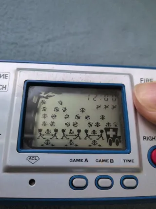 LCD limpio Game & Watch Fire