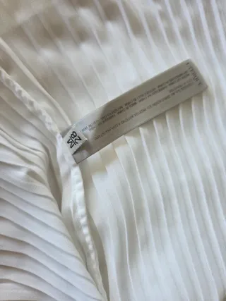 Blusa Uterqüe gasa plisada M