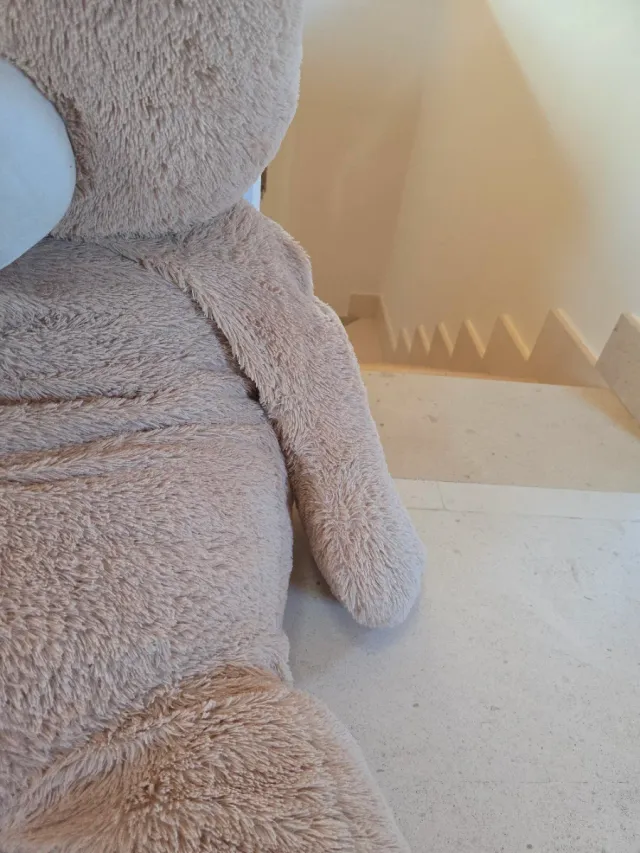 Oso gigante peluche 180 cm XXL beige suave