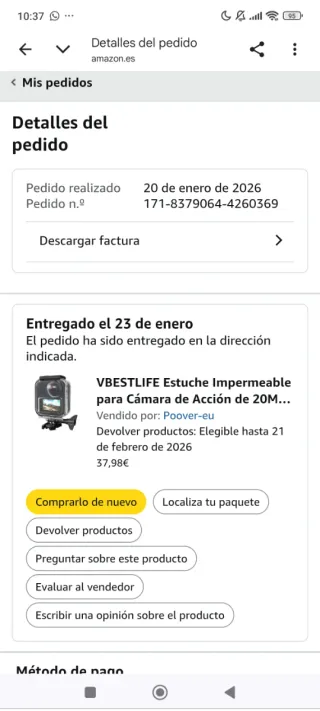 Carcasa subacquea per GoPro Max 360