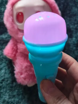 Boneco Labubu Rosa Musical Novo