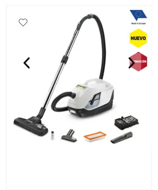 Aspiradora Karcher DS 6 con filtro de agua