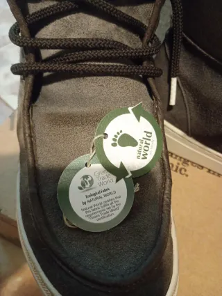 Botines Natural World Marrón/Gris