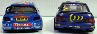 Citroen Xsara WRC y Subaru Impreza Gr A,Scalextric