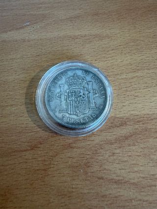 Moneda 5 Pesetas Plata 1892 Alfonso XIII 25 gr