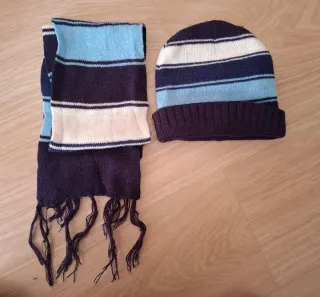 Conjunto bufanda y gorro infantil