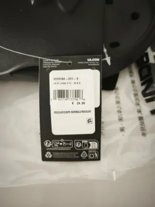 Chanclas Under Armour Hombre Talla 42.5 Negras