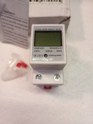 Medidor Energía Monofásico 2 Hilos