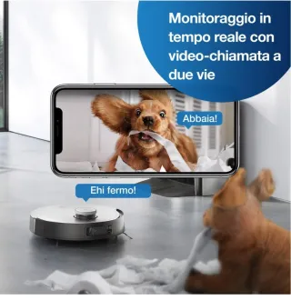 ECOVACS DEEBOT X1 OMNI, Robot Aspirapolvere.