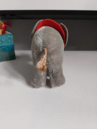 Peluche Steiff antiguo elefante circo
