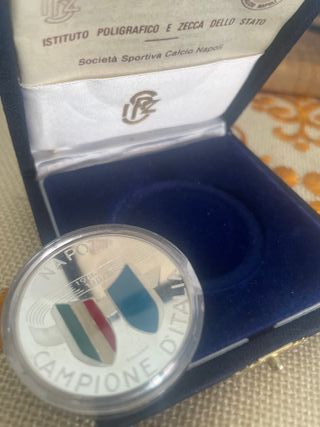 Medaglia 1° Scudetto Napoli Campione d'Italia