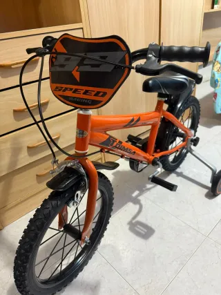 Bicicleta Infantil Speed Racing 16 Naranja