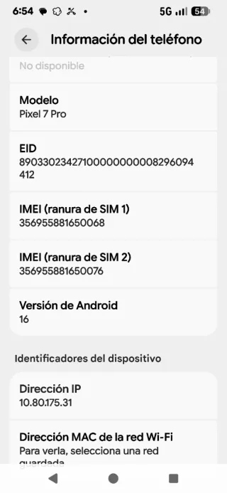 Google Pixel 7 Pro 12GB RAM 128GB