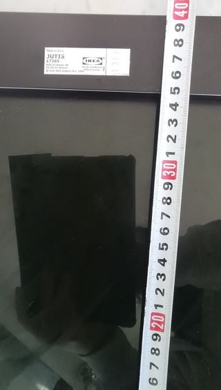 Puerta cristal 40x80 cm. Sin bisagras.