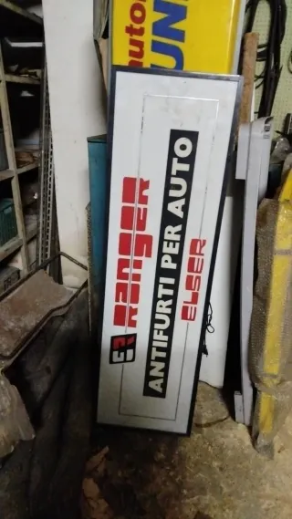 Insegne auto vintage Blaupunkt, Bosch, Ranger