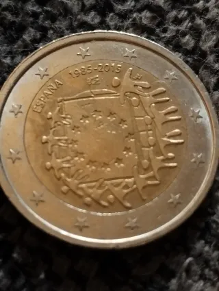 Moneda 2 euros España 1985-2015