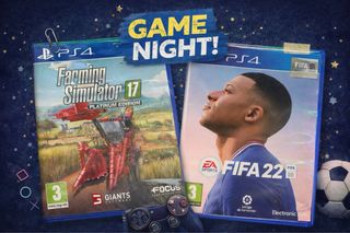 Juego PS4 Farming Simulator 17 + FIFA 22