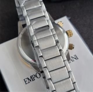 Reloj Emporio Armani Cronógrafo Verde Dorado