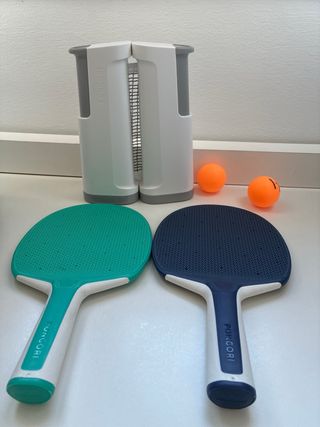 Set Ping Pong Palas Red Funda Bolas Donic