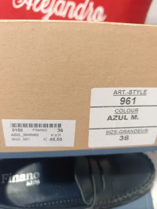 Zapatos niño piel Tinano talla 36 vestir