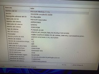 Portátil Lenovo Thinkpad T470 i5 16GB RAM