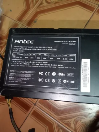 Fuente de Poder Antec CP-1000 1000W