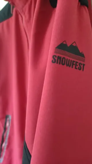 Chaqueta  Hombre XL Negra Roja