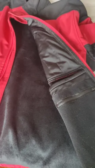 Chaqueta  Hombre XL Negra Roja