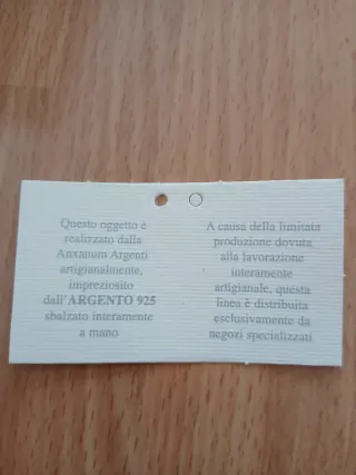 Set 6 Bicchierini Liquore Cristallo 24% Pb e argen