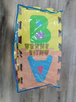 Alfombra Puzzle Abecedario Infantil (Piezas 32x32)
