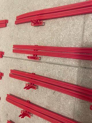 12 Vallas Scalextric Digital Advance Wos Rojas