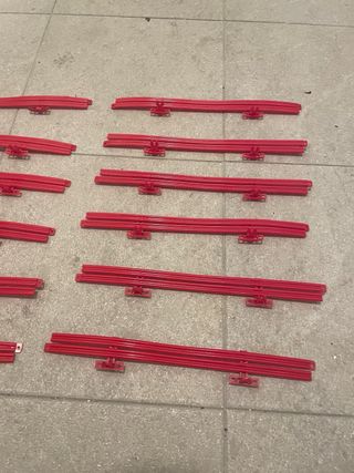 12 Vallas Scalextric Digital Advance Wos Rojas