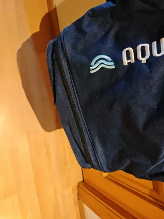 Bolsa de deporte Aquarapid azul y negra