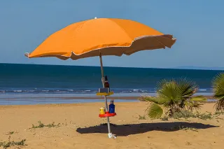 Bandeja para sombrilla de playa