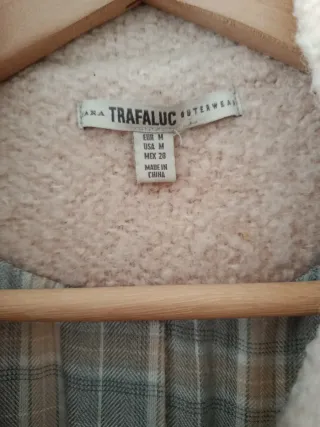 Abrigo de borreguito beige Talla 38