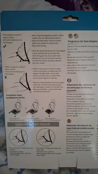 Cinturón coche embarazada 12€