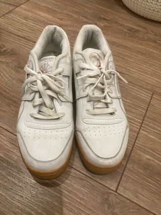 Zapatillas Reebok Blancas y Marrones