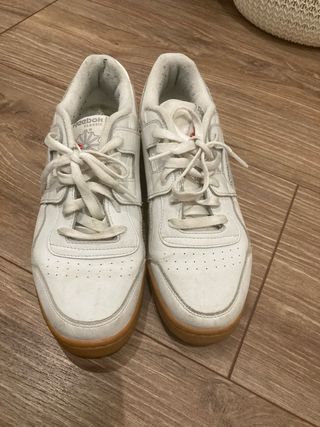 Zapatillas Reebok Blancas y Marrones