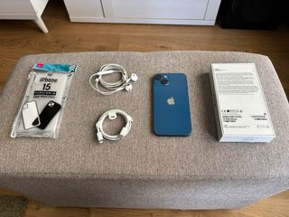 iPhone 13 128GB Azul + caja + accesorios