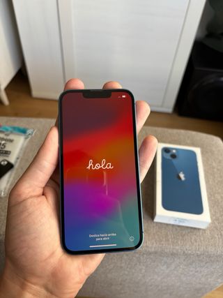 iPhone 13 128GB Azul + caja + accesorios