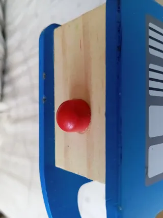 Macchinina polizia legno