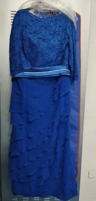 Vestido fiesta/madrina Higar Novias azul