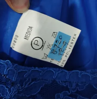 Vestido fiesta/madrina Higar Novias azul